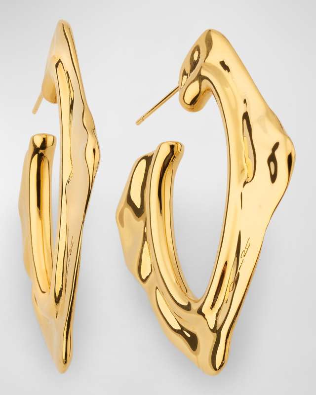 Small Abstract O Earrings